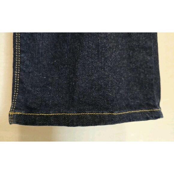 Orvis Five Pocket Jeans Mens 44x32 Straight Dark Blue Denim - Picture 7 of 7